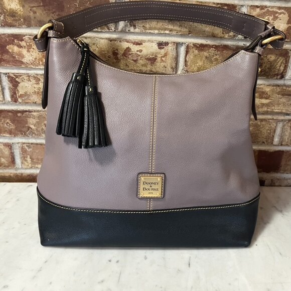 Dooney & Bourke leather Sophie hobo bag - Picture 1 of 13